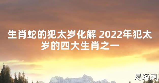 【太岁知识】生肖蛇的犯太岁化解 2024年犯太岁的四大生肖之一,最新太岁